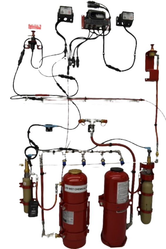 ANSUL systems and parts installation for fire suppression