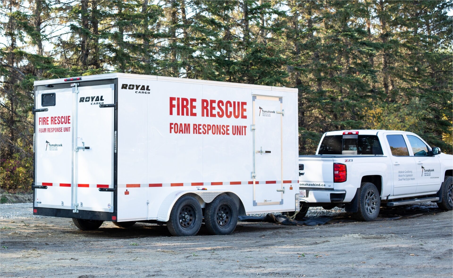 Edmonton fire suppression and rescue foam response unit