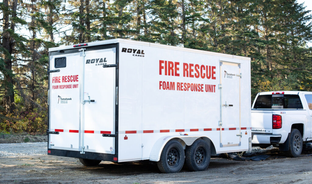 Edmonton fire suppression and rescue foam response unit